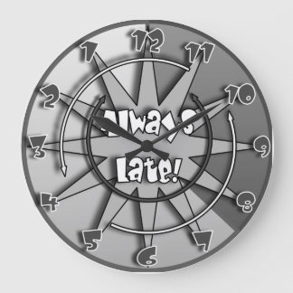 "O Sempre Atrasado" Relógio Misturado #5