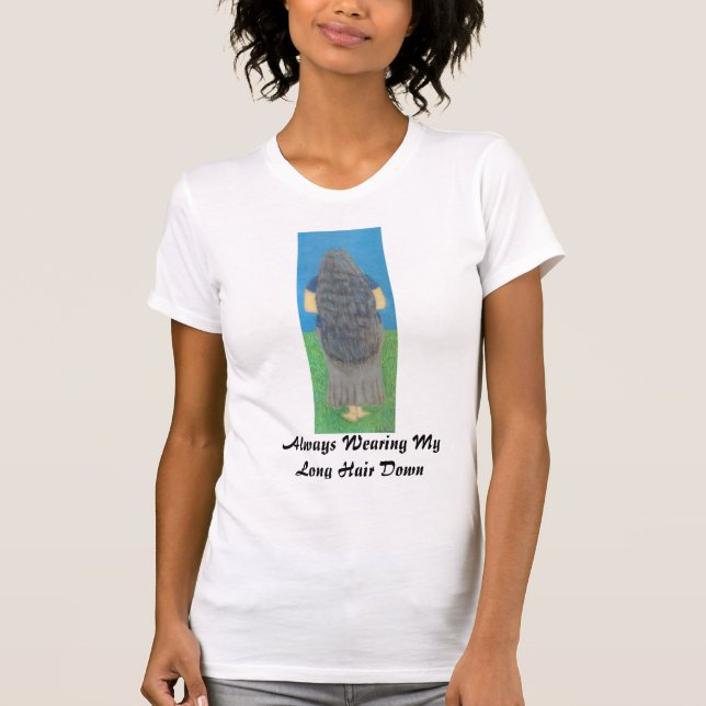 O Sempre Vestindo Minha Camisa De Cabelo Longo (Frente)