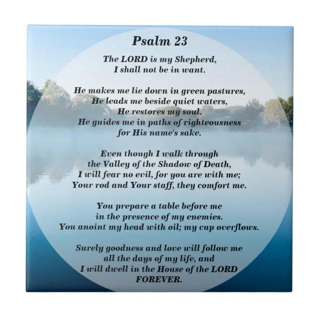 O Senhor é o meu Pastor (Salmos 23)