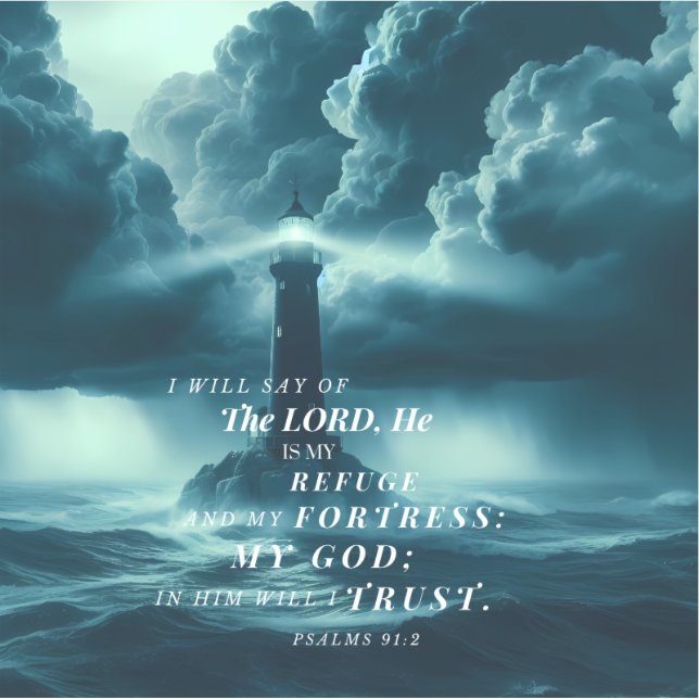 O Senhor é o meu adesivo de refúgio (Frente)