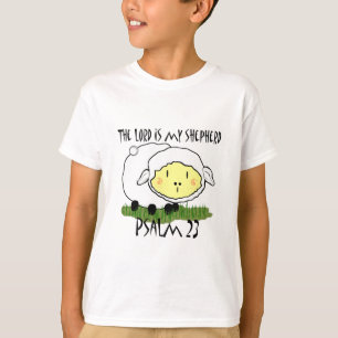 O SENHOR é o meu pastor Salmo 23 Camiseta infantil