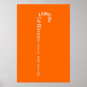 O Senhor é o meu Poster Shepherd