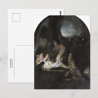 O Sepultamento de Rembrandt Cartão Postal