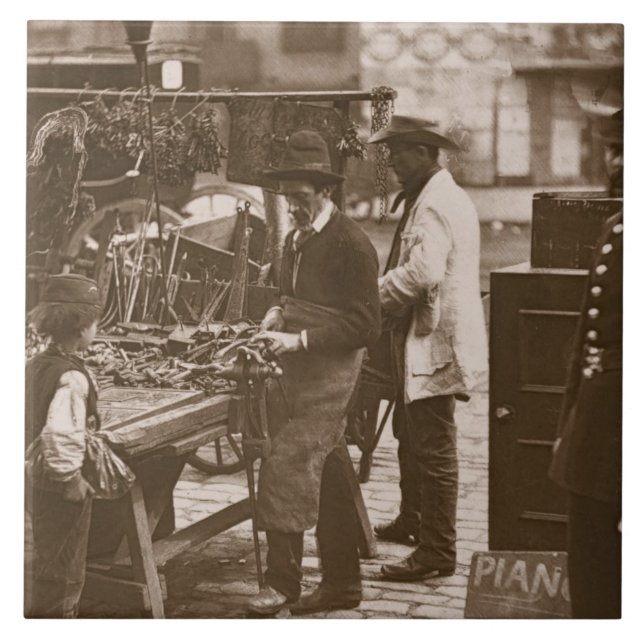 O serralheiro da rua, 'da vida de rua em London (Frente)