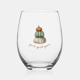 O seu vinho é Gourd-Geous Pumpkin Stack