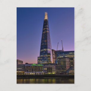 O Shard ao anoitecer, Cartão Postal britânico de L