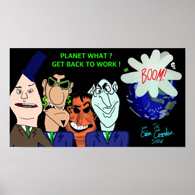 O show da Erica Crooks: Mau da poster da marionete (Frente)