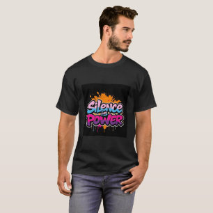 O Silêncio é Poder   Camiseta Luxuosa   Quie