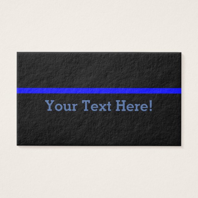 O Simbólico Thin Blue Line Personaliza Isso (Frente)