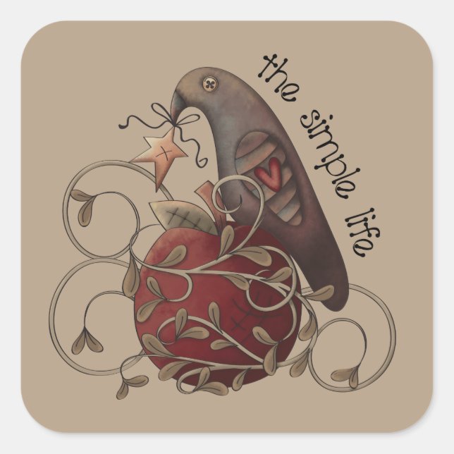 O simples adesivo da coroa do campo de vida (Frente)