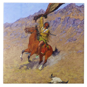“O Sinal” Arte Ocidental por Frederic Remington
