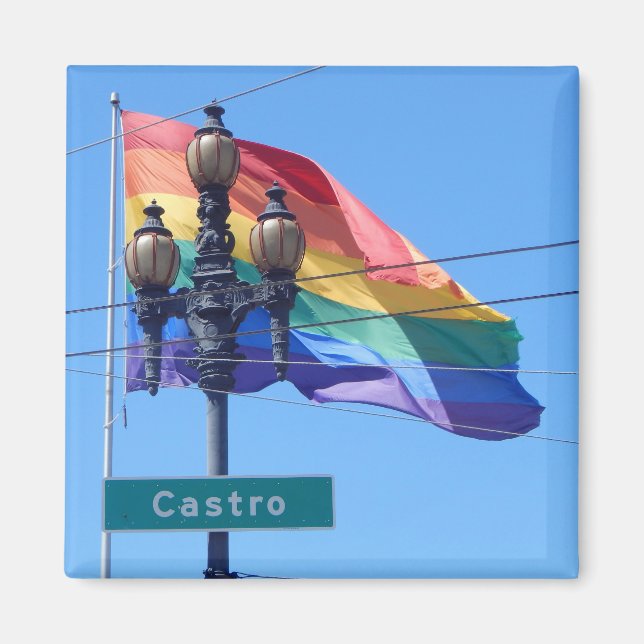 O Sinal da Rua Castro, Imã de geladeira do Arco-ír (Frente)