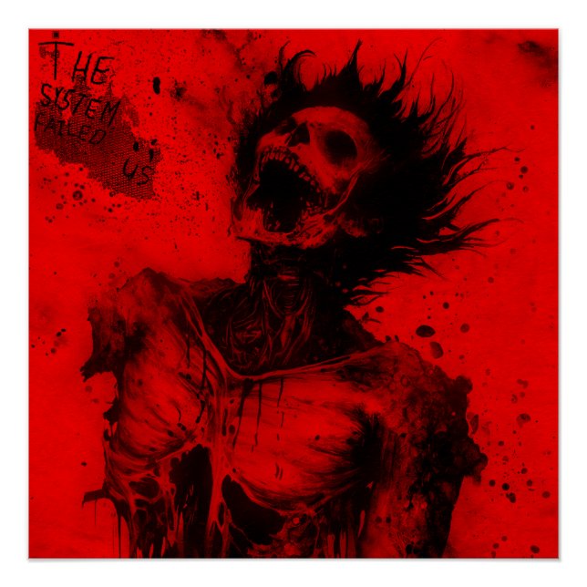 O SISTEMA FALHOU EM NÓS | Impressão de papel brilh (Frente)