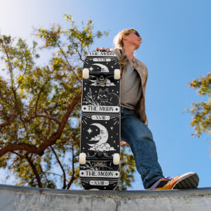 O skate da Placa de Moon Tarot