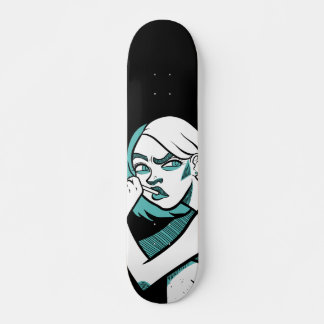 O skate de ilustração feminina mais pensante