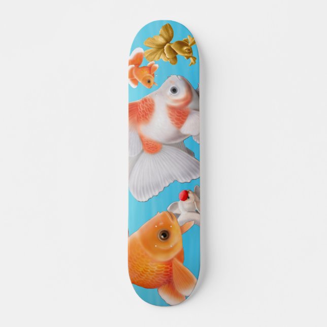 O skate do peixe dourado (Frente)