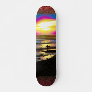 O skate do sonho do surfista