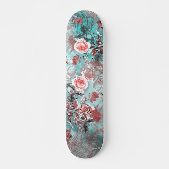 O skate floresce #flowers do #skateboard (Frente)