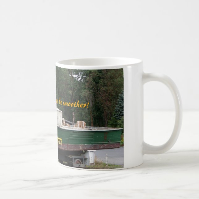 O Smoother cruza caneca engraçada (Direita)