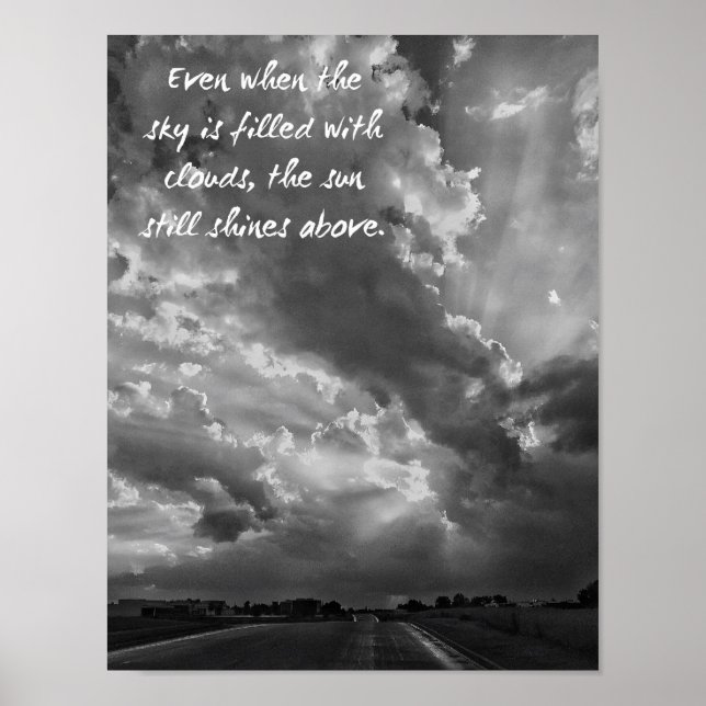 O Sol Ainda Pisca Acima Da Impressão (Frente)