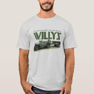 O sol nunca se põe na camisa colorida de Willys