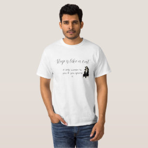 O sono é como uma camiseta de gato