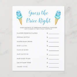 O Sorvete Azul Adivinha O Jogo Do Preço Certo