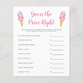 O Sorvete Rosa Adivinha O Jogo Do Preço Certo