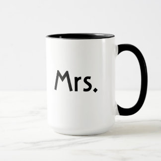 O Sr. e a Sra. caneca ajustaram - canecas preto e