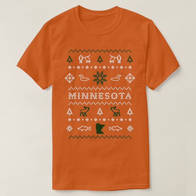 O Suéter de Minnesota 1 (Frente do Design)