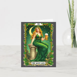 O Sy L Elegante Cartão de Tarot Dia de São Patríci