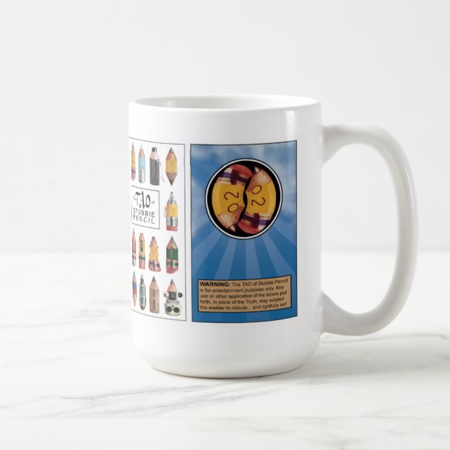 O Tao da caneca #4 do lápis de Stubbie (Direita)