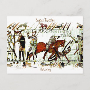 O Tapeçaria de Bayeux a5 Cartão Postal