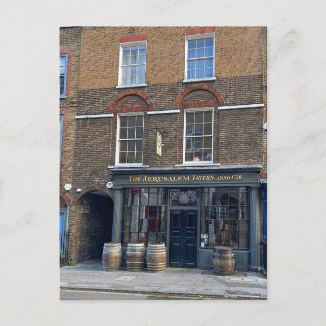 O Tavern de Jerusalém, Cartão Postal de Londres (Frente)