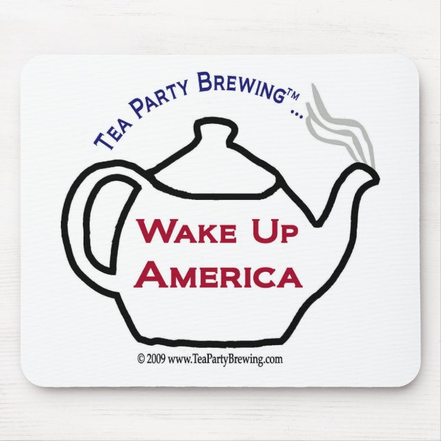 O tea party TP0101 acorda América Mousepad (Frente)