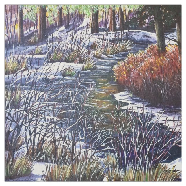 O Tecido de queda do Creek (Modelo)