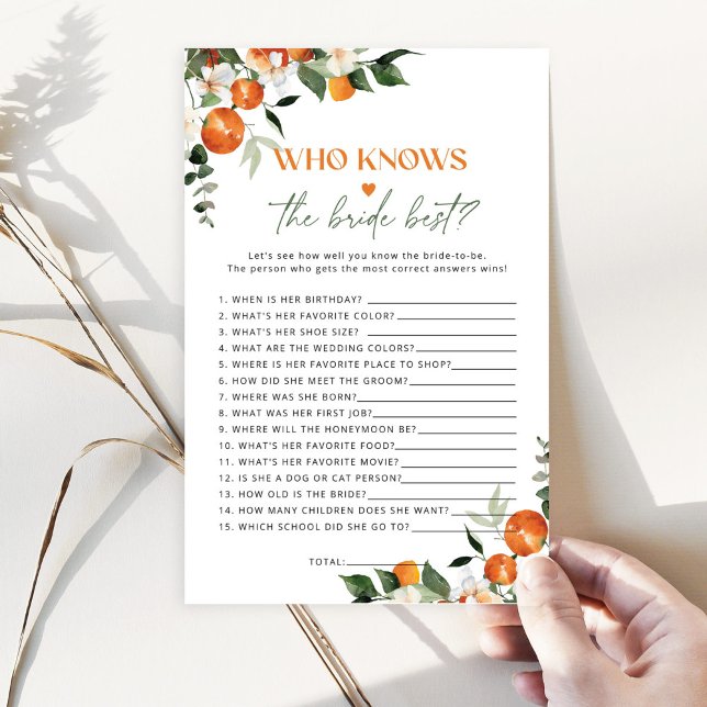 O tema Citrus que conhece o melhor jogo da noiva (Criador carregado)