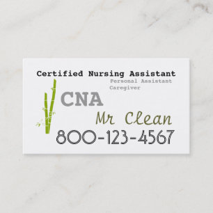 O tema de bambu PODE modelo de cartão de negócios