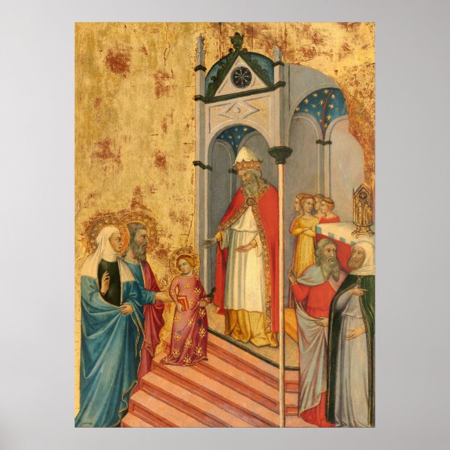 O templo - Andrea di Bartolo Fine Art Poster (Frente)