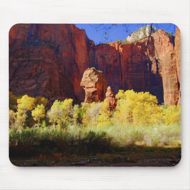 O Templo de Sinawava, Zion, Mousepad (Frente)