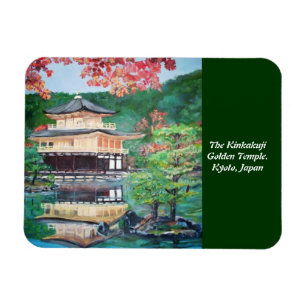 O templo dourado de Kinkakuji - ímã superior de