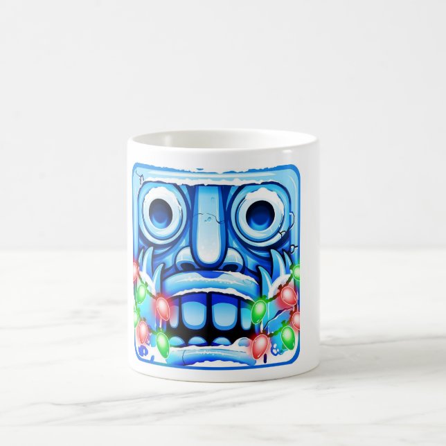 O templo funciona a caneca de 2 luzes de Natal (Centro)