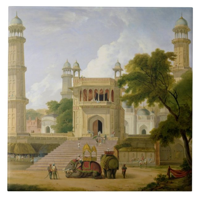 O templo indiano, disse ser a mesquita Abo-ul-Nab (Frente)