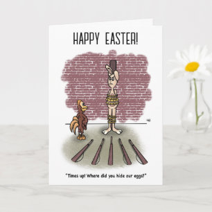 O tempo acabou! Cartão Comemorativo Folha Dupla