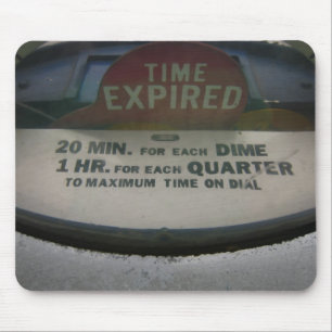 O tempo expirou mousepad