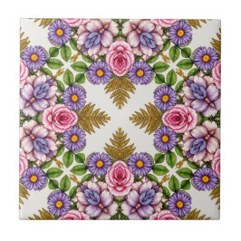 O Tesouro da Lavanda | Medalhão Floral Vintage