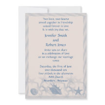 O tesouro do convite para o casamento marítimo