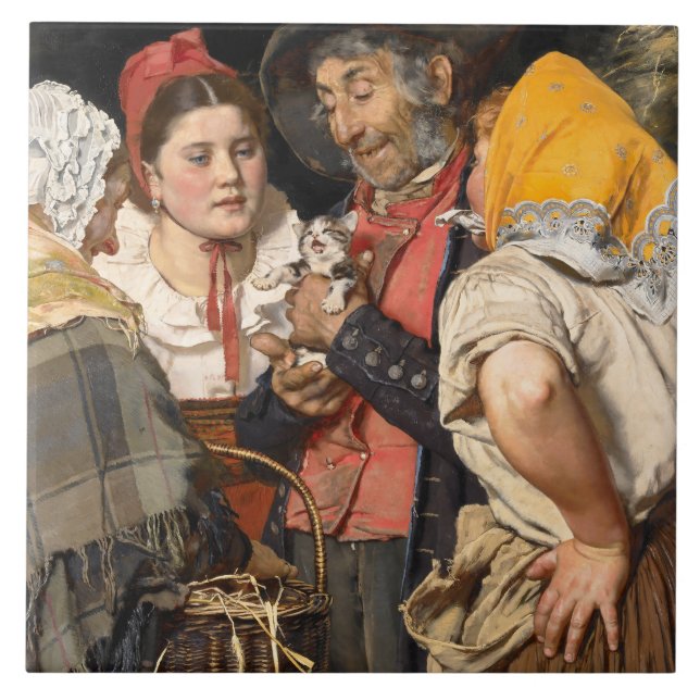 O tesouro do velho (o gato) (de Karl Gussow) (Frente)