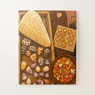 O tesouro na quebra-cabeça de mesa