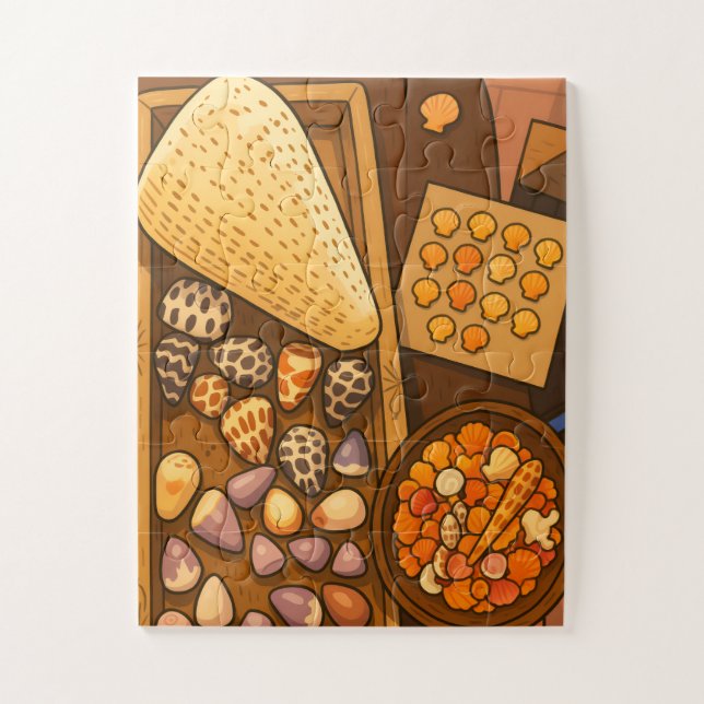 O tesouro na quebra-cabeça de mesa (Vertical)